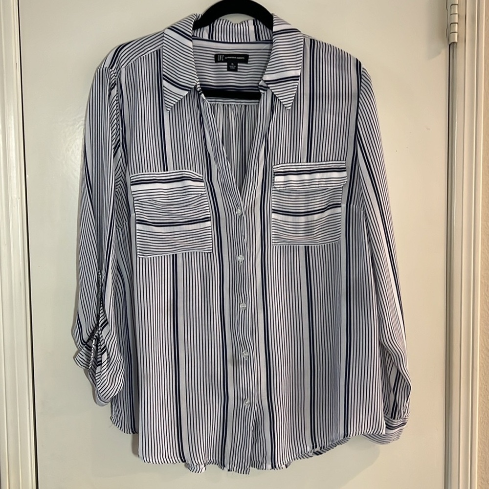 INC International Concepts Women’s Button Down Shirt